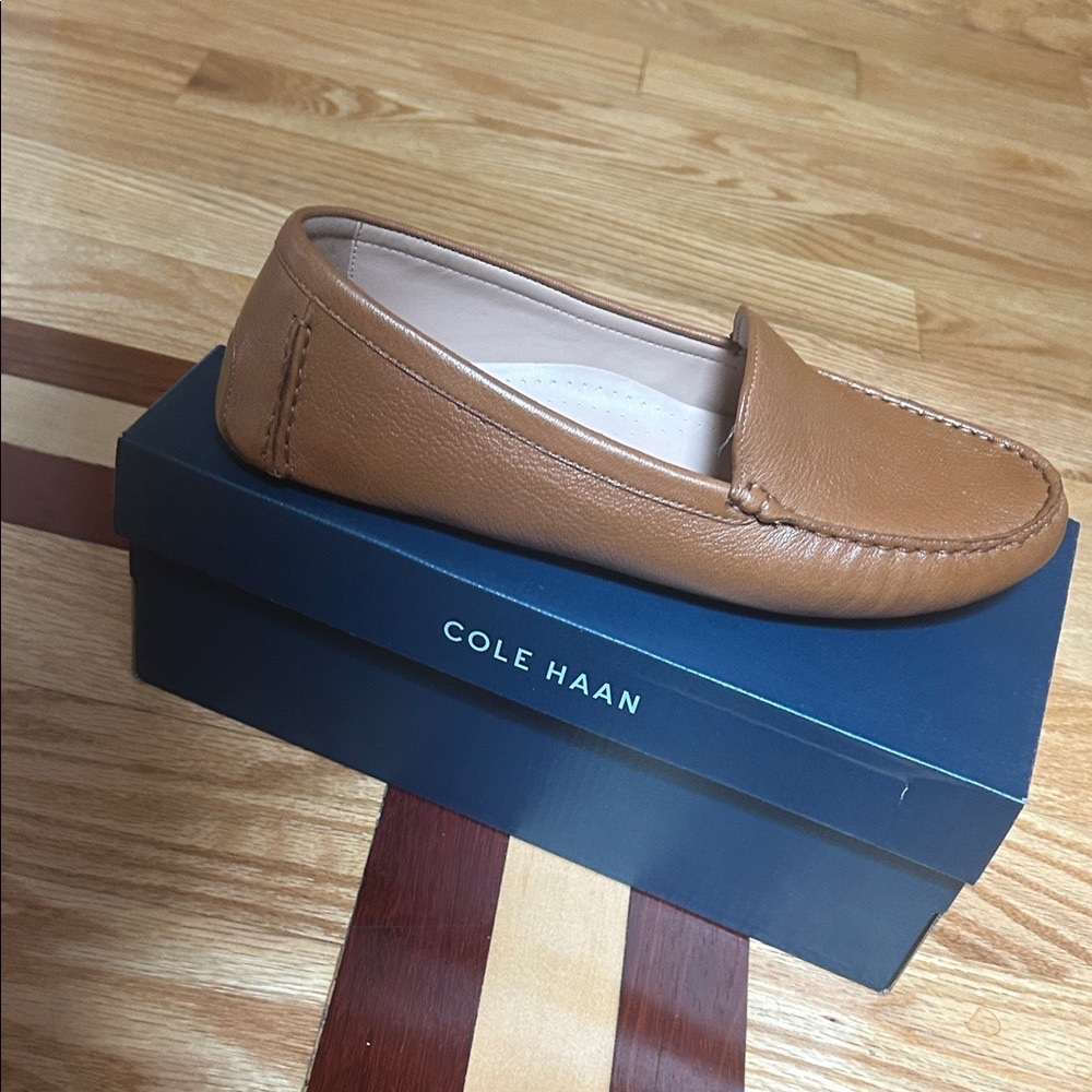Cole Haan Tan Leather Loafers